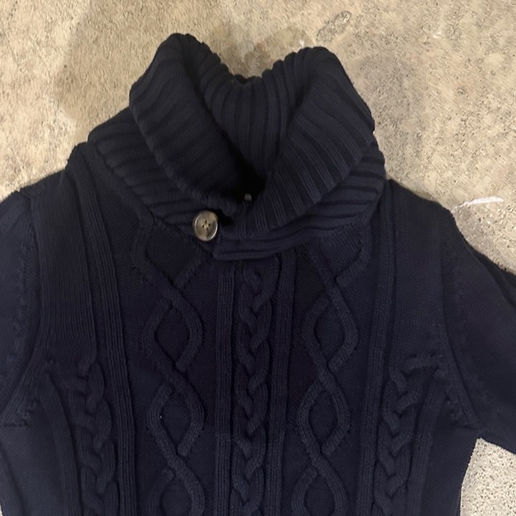 Seed Heritage Kids Charcoal Cable Knit Sweater - Picture 2 of 5